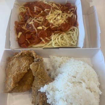 Jollibee - 2 Pc Chickenjoy W/ Jolly Spaghetti and Side of White Rice - Fast Food Near Me - San Diego, California Jollibee - 2 Pc Chickenjoy W/ Jolly Spaghetti and Side of White Rice - Fast Food Near Me - San Diego, California