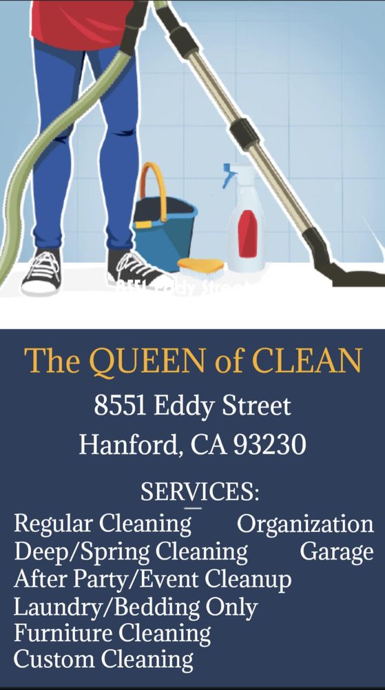 THE QUEEN OF CLEAN 8551 Eddy St, Hanford, California Home Cleaning