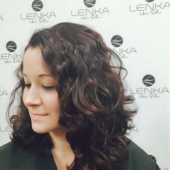 Lenka Hair Salon - Black Cherry curls, completed with just a blow dryer! - Hair Salons Near Me - Venice, Florida Lenka Hair Salon - Black Cherry curls, completed with just a blow dryer! - Hair Salons Near Me - Venice, Florida