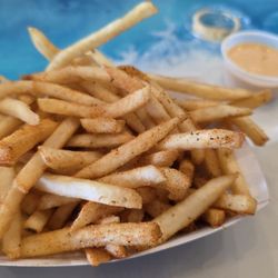 Jimmy Hula's - Cajun fries with voodoo sauce.