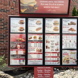 Freddy's Frozen Custard & Steakburgers - 13MAY2023 Menu