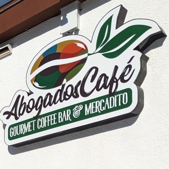 Abogados Café - sign in the Side if the building if you are going North on Dale very easy to see. - Coffee & Tea Near Me - Saint Paul, Minnesota