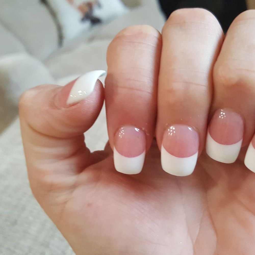 La'Queen Nails & Spa - Love the pink and white nails done by Tee - Nail Salons Near Me - Manteca, California La'Queen Nails & Spa - Love the pink and white nails done by Tee - Nail Salons Near Me - Manteca, California