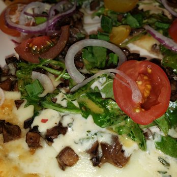 Topgolf - Farmhouse Flatbread up close...yummy! - New American Near Me - Jacksonville, Florida