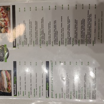 The Crepevine - Menu - Creperies Near Me - Ormond Beach, Florida