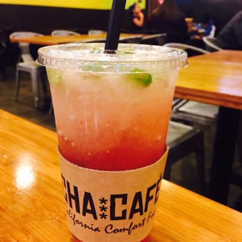 Cha Cafe - Lychee & Strawberry Mojito - Coffee & Tea Near Me - El Monte, California Cha Cafe - Lychee & Strawberry Mojito - Coffee & Tea Near Me - El Monte, California