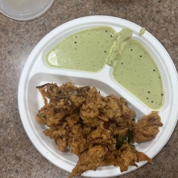 Ganesh Temple Canteen - Onion Pakora - Indian Near Me - Flushing, New York Ganesh Temple Canteen - Onion Pakora - Indian Near Me - Flushing, New York