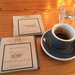 Futura - An espresso and two outstanding chocolate bars