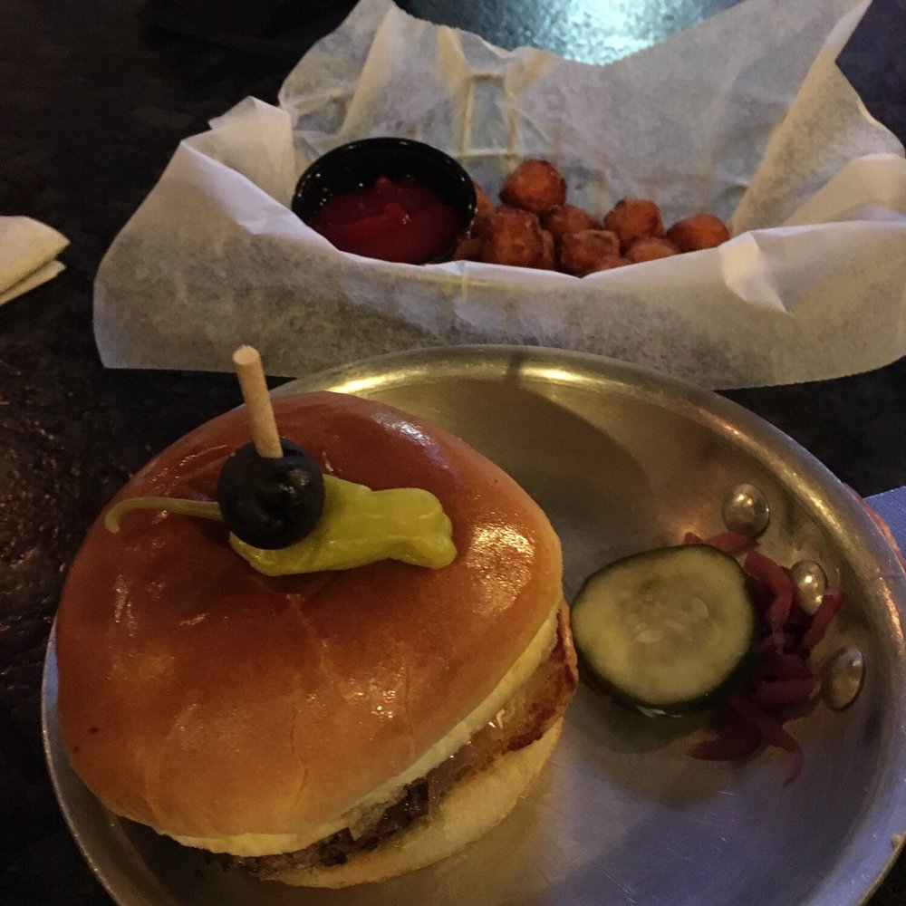 Small Batch - The Winston Burger and sweet potato tots - Breweries Near Me - Winston-Salem, North Carolina Small Batch - The Winston Burger and sweet potato tots - Breweries Near Me - Winston-Salem, North Carolina