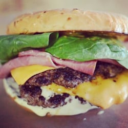 The Bun and Bones Club - Bagel burger