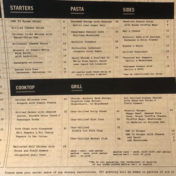 ONE 53 - Menu - New American Near Me - Rocky Hill, New Jersey ONE 53 - Menu - New American Near Me - Rocky Hill, New Jersey