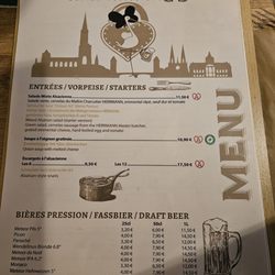 La Schloss - Le menu