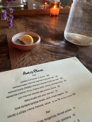 Menu photo 5 Rory's Place Ojai, CA