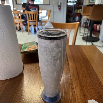 Crack - On tap root beer in a frozen mug. - Burgers Near Me - Long Beach, California Crack - On tap root beer in a frozen mug. - Burgers Near Me - Long Beach, California