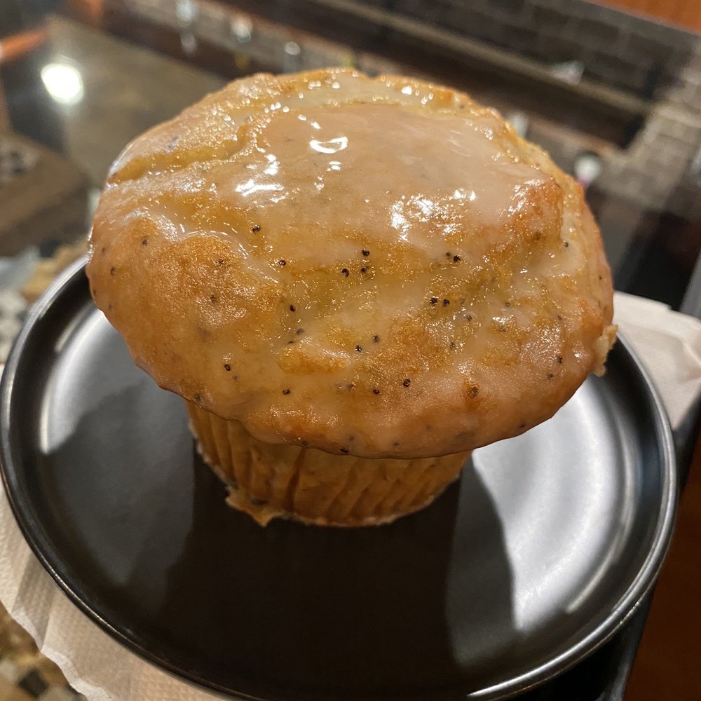 Day 6 Coffee Co. - Lemon Poppy Seed Muffin - Coffee & Tea Near Me - Houston, Texas
