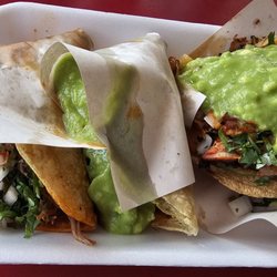 Tacos El Poblano - 1 Birria Taco, 1 Adobada Taco, 1 Adobada Tostada