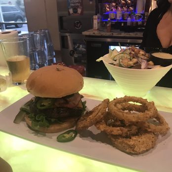 Katy Vibes - KATY burger with onion rings and an salad - Music Venues Near Me - Katy, Texas Katy Vibes - KATY burger with onion rings and an salad - Music Venues Near Me - Katy, Texas