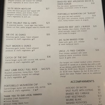 Jeremy's on the Hill - Menu - New American Near Me - Julian, California Jeremy's on the Hill - Menu - New American Near Me - Julian, California