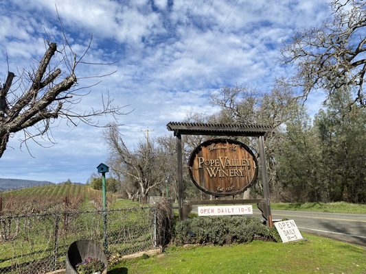 Photo of Pope Valley Winery - Pope Valley, CA, US. Entrance