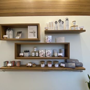 Perspire Sauna Studio - Austin Southwest - Selection of purchasable goods (lotions, snacks, aromas) - Saunas Near Me - Austin, Texas Perspire Sauna Studio - Austin Southwest - Selection of purchasable goods (lotions, snacks, aromas) - Saunas Near Me - Austin, Texas
