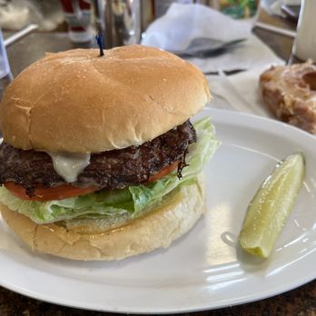 Dandee Donut Factory - Cheeseburger very good - Donuts Near Me - Pompano Beach, Florida