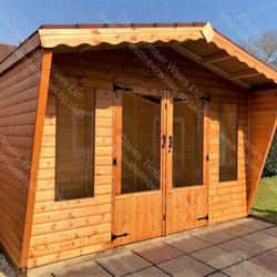 Davies Timber Wales LTD - Summer House, Log Lap by Davies Timber Wales