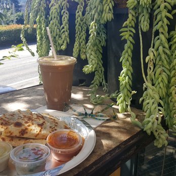 Mas Cafe - 20 oz iced mocha and Carne Asada Quesadilla (8/28/21) - Coffee & Tea Near Me - Seattle, Washington Mas Cafe - 20 oz iced mocha and Carne Asada Quesadilla (8/28/21) - Coffee & Tea Near Me - Seattle, Washington