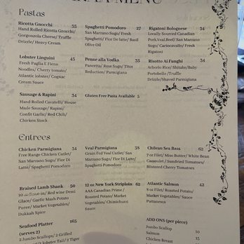 Pescaraa - Menu - Italian Near Me - Oakville, Ontario Pescaraa - Menu - Italian Near Me - Oakville, Ontario