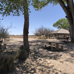 San Pedro House - Picnic tables are available as well as benches.