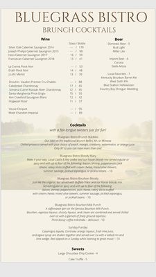 Menu photo 4 Bluegrass Bistro Lexington, KY Menu photo 4 Bluegrass Bistro Lexington, KY
