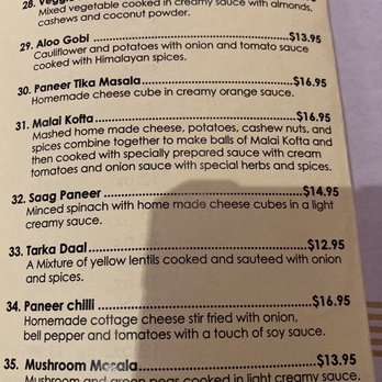 Himalayan Grill - Menu More Vegetable Entrees - Himalayan/Nepalese Near Me - San Diego, California Himalayan Grill - Menu More Vegetable Entrees - Himalayan/Nepalese Near Me - San Diego, California
