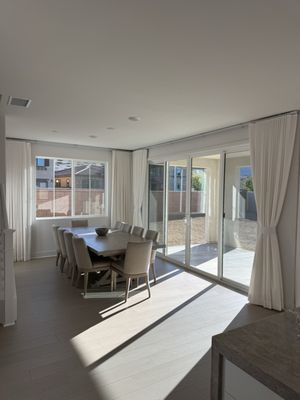 Drapes / Motorized - At Purrfect Shutters, we bring beauty, comfort, and functionality to your home with expertly crafted shutters, blinds, and shades—tailored to match your unique style. 

Proudly based in Rancho Cucamonga, California, we proudly serve homeowners and businesses across Southern California with personalized service, top-quality materials, and flawless installations. Whether you’re seeking the timeless elegance of real wood shutters, the modern simplicity of roller shades, or the practicality of custom blinds, we deliver solutions that are as stylish as they are functional. 

From first consultation to final install, our team is committed to making the entire process smooth, easy, and—well—purrfect.
