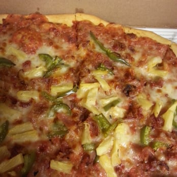 Mozzarelli - Bacon, bell peppers, pineapple - Pizza Near Me - El Centro, California