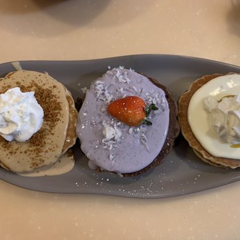 My Cafe - Flight of pancakes - Breakfast & Brunch Near Me - Kapolei, Hawaii My Cafe - Flight of pancakes - Breakfast & Brunch Near Me - Kapolei, Hawaii