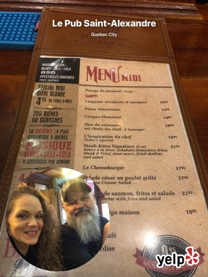 Menu photo 6 Le Pub Saint-Alexandre Quebec City, QC