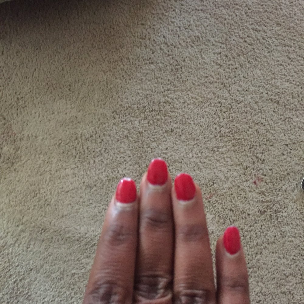 Chipped/crooked nails from k nails Chipped/crooked nails from k nails
