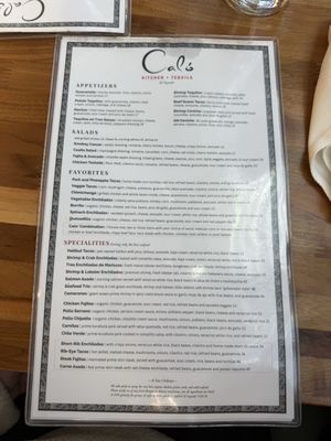 Menu photo 1 Caló Kitchen + Tequila - El Segundo El Segundo, CA