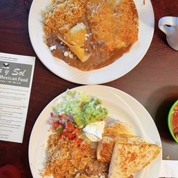 Halibut Enchiladas Plate Shrimp Quesadilla Plate Halibut Enchiladas Plate Shrimp Quesadilla Plate