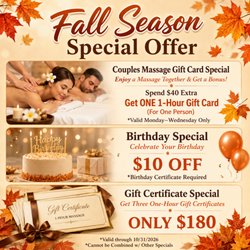 Fall Season Special Offer