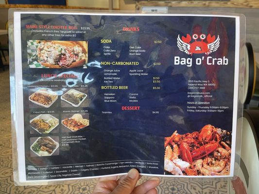 Menu photo 6 Bag O’ Crab Federal Way, WA Menu photo 6 Bag O’ Crab Federal Way, WA
