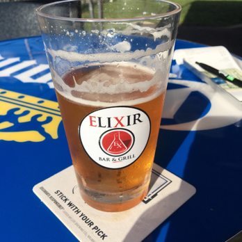 Elixir Bar & Grill - Adulting Guava-infused IPA - delicious and refreshing. - Tex-Mex Near Me - Edison, New Jersey