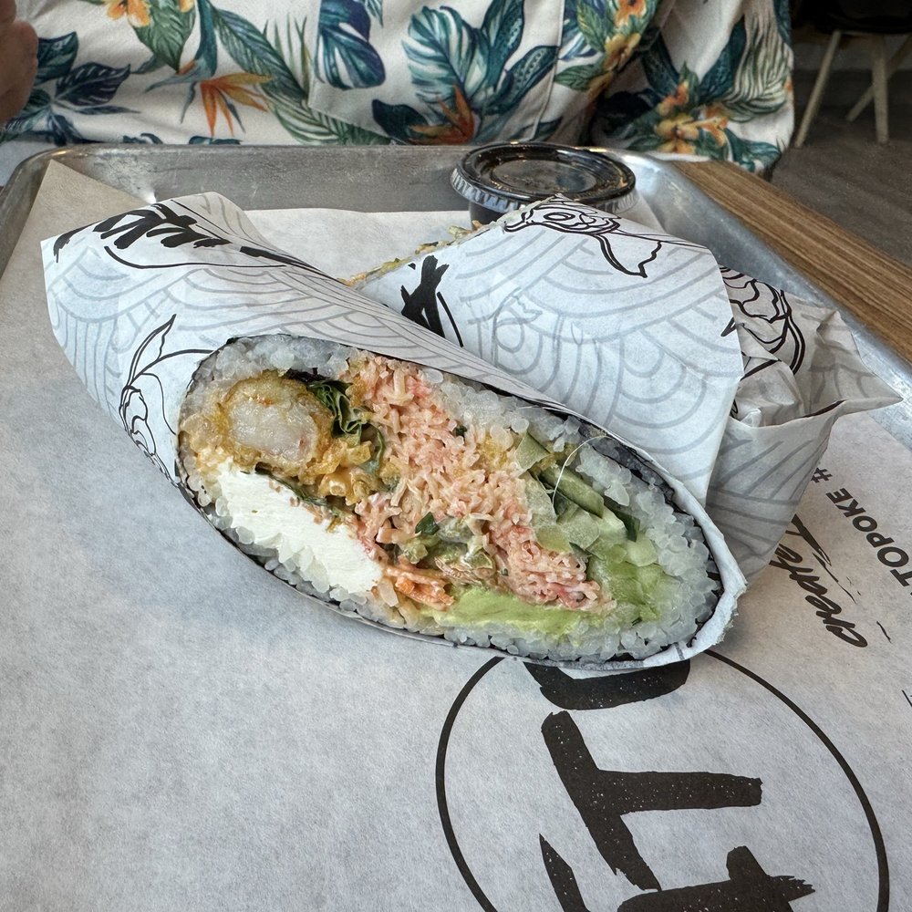 Sushi burrito!!! Sushi burrito!!!