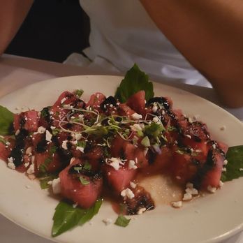 La Ripaille - Watermelon mint salad - French Near Me - New York, New York La Ripaille - Watermelon mint salad - French Near Me - New York, New York