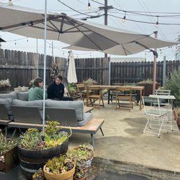 Outdoor seating area.
