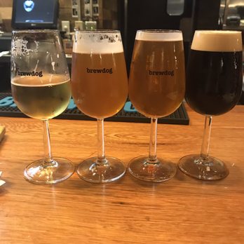 BrewDog Franklinton - Flight of beers. - Burgers Near Me - Columbus, Ohio BrewDog Franklinton - Flight of beers. - Burgers Near Me - Columbus, Ohio