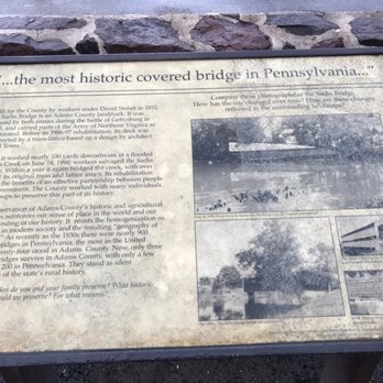 Sach's Covered Bridge - Some history - Landmarks & Historical Buildings Near Me
