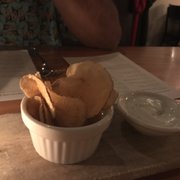 Photo of The Bachelor Farmer - Minneapolis, MN, United States. Little complimentary potato chip amuse bouche