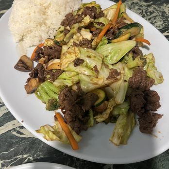 Teriyaki Town - Beef stir fry - Japanese Near Me - Bainbridge Island, Washington