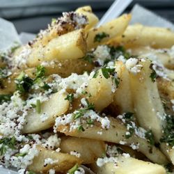 The Pita House - Greek fries with new smaller bits of feta.