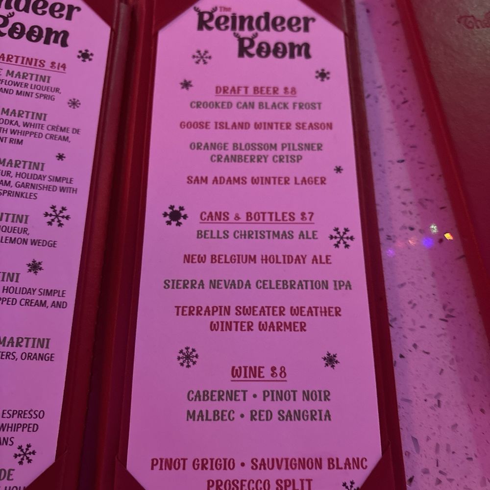 The Reindeer Room - Menu - Cocktail Bars Near Me - Orlando, Florida The Reindeer Room - Menu - Cocktail Bars Near Me - Orlando, Florida